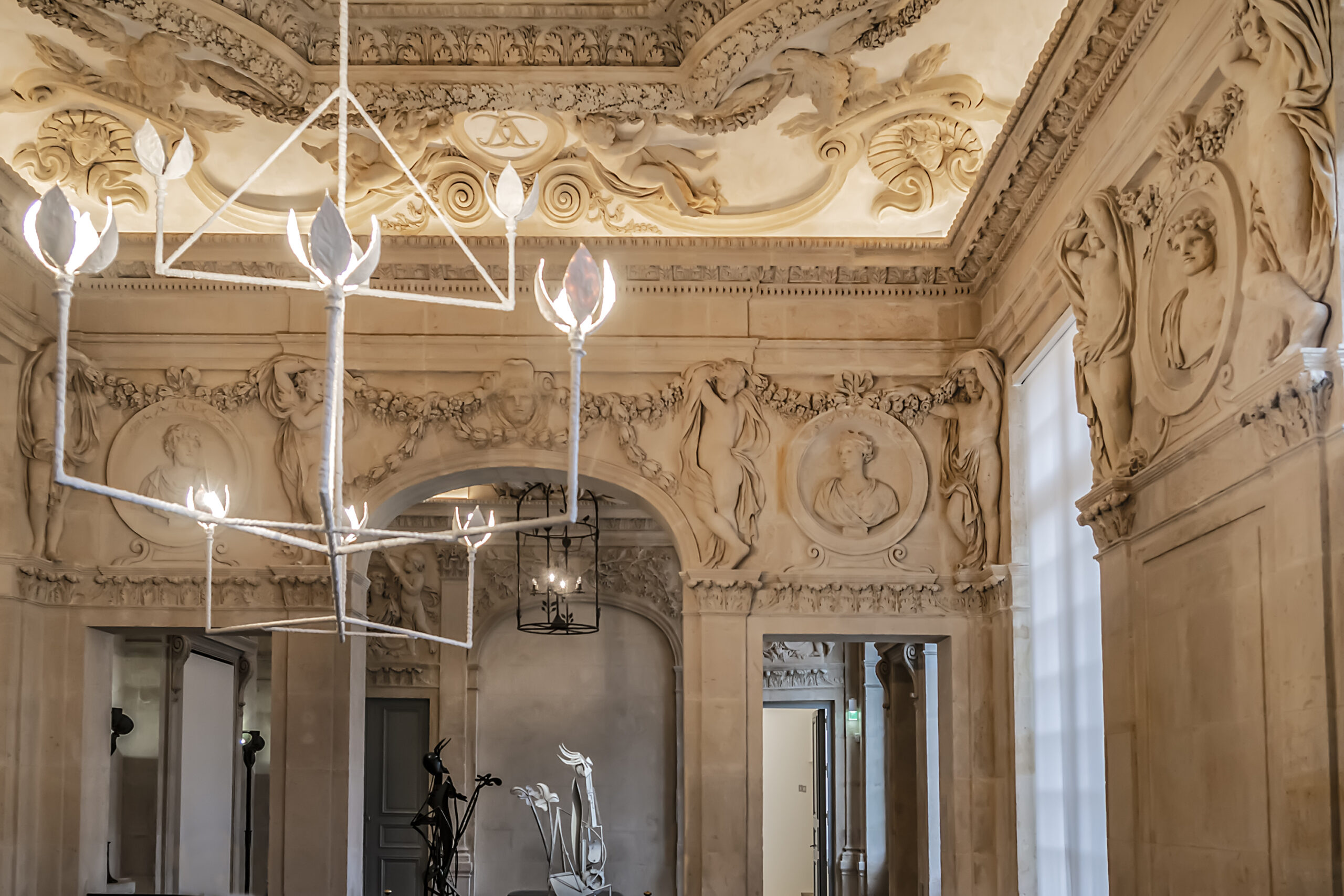Hôtel Salé qui abrite le Musée Picasso dans le quartier le Marais à Paris.
